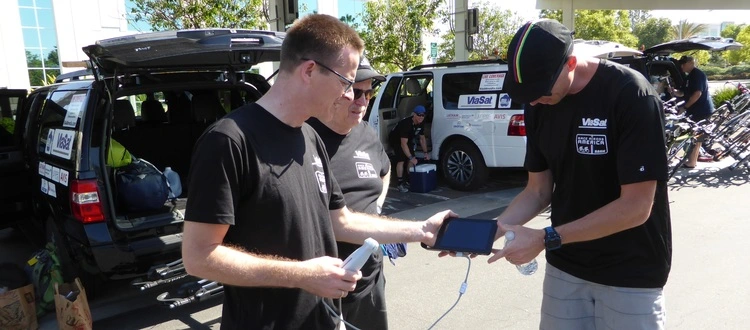 Sonosite iViz Ultrasound is Examined by Other Racers