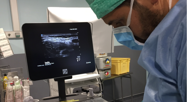 Anaesthetist Dr Philippe Grillo explains the role of point-of-care ultrasound in ensuring effective nerve blocks and post-operative pain relief. Anaesthetist Dr Philippe Grillo explains the role of point-of-care ultrasound in ensuring effective nerve blocks and post-operative pain relief.