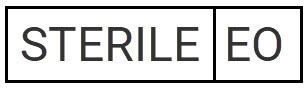 Symbol for Sterilized using ethylene oxide