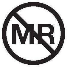 Symbol for Magnetic resonance environment unsafe